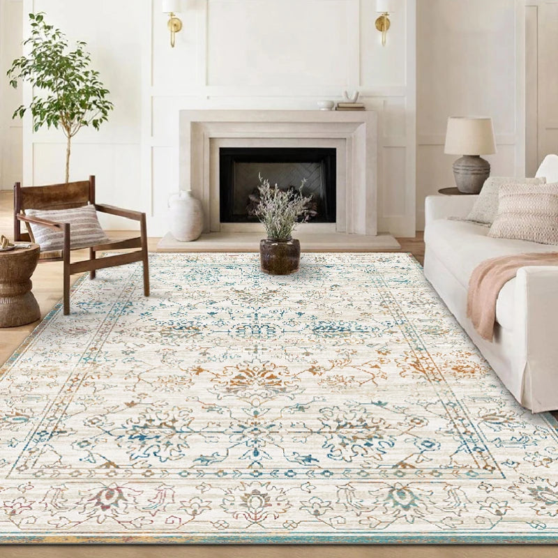 Soft white rug